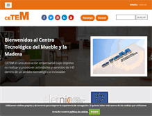 Tablet Screenshot of cetem.es
