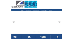 Desktop Screenshot of cetem.com.br